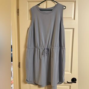 Athleta Powder Blue Sleeveless Mini Dress